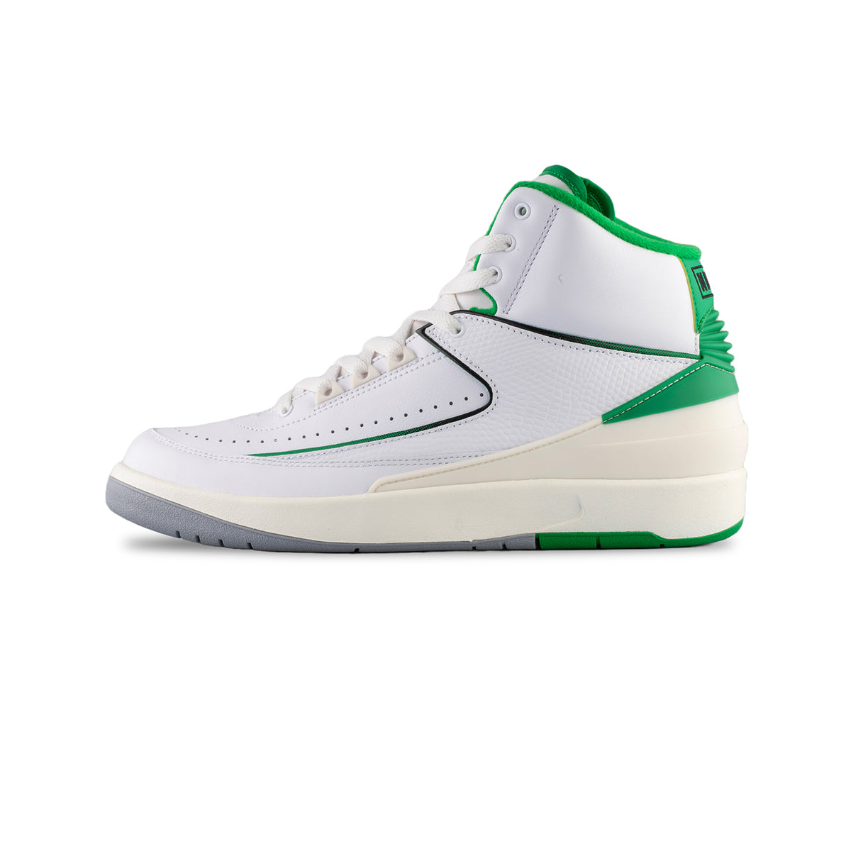 Air Jordan 2 Retro (White/Lucky Green-Sail) – amongst few