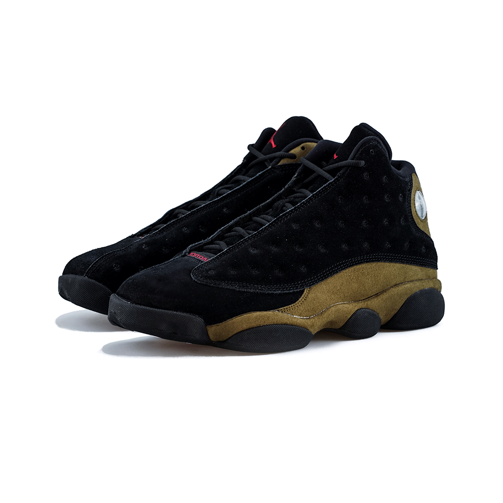 Air Jordan 13 Retro Black Gym Red Light Olive amongst few