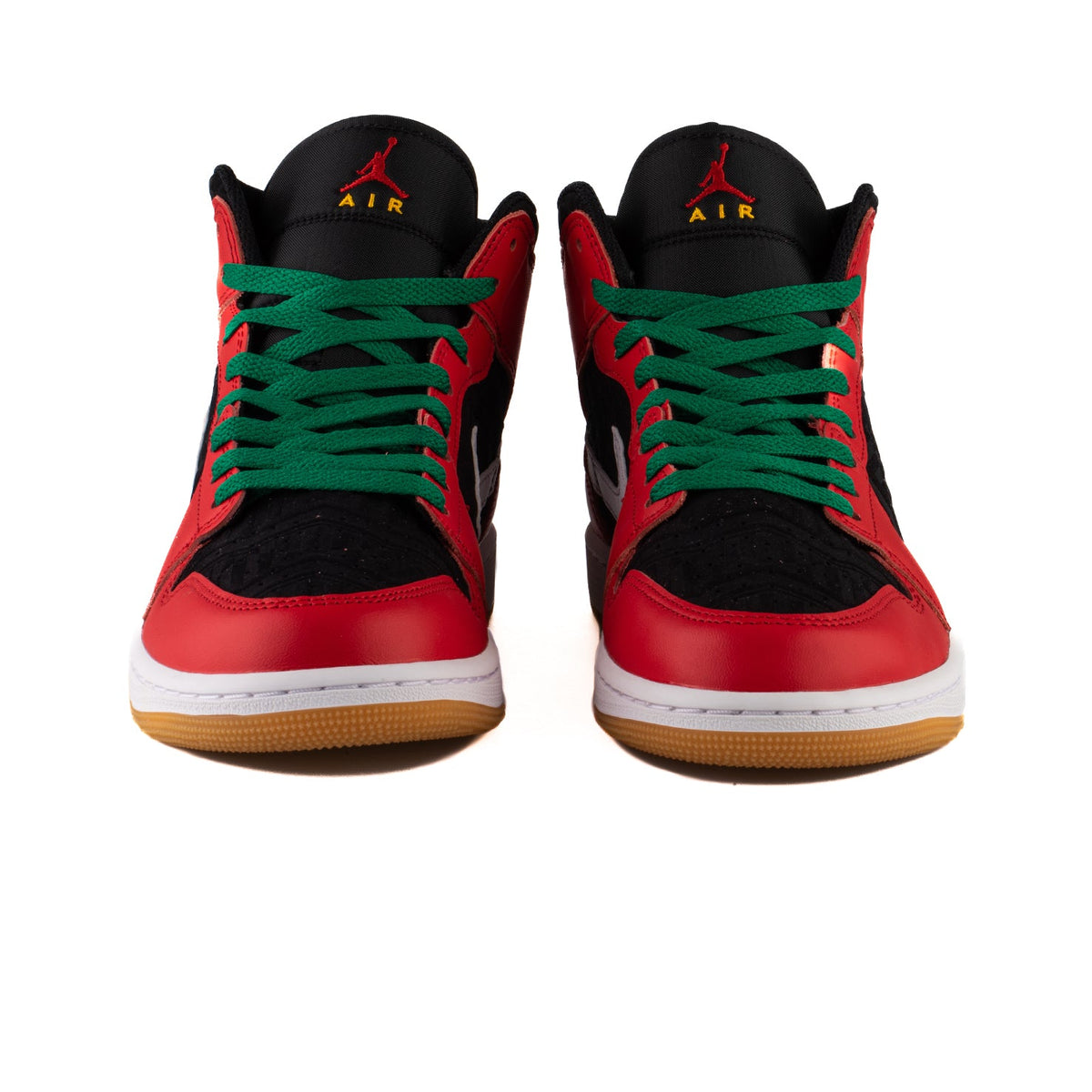 jordan aj 1 mid se red and black