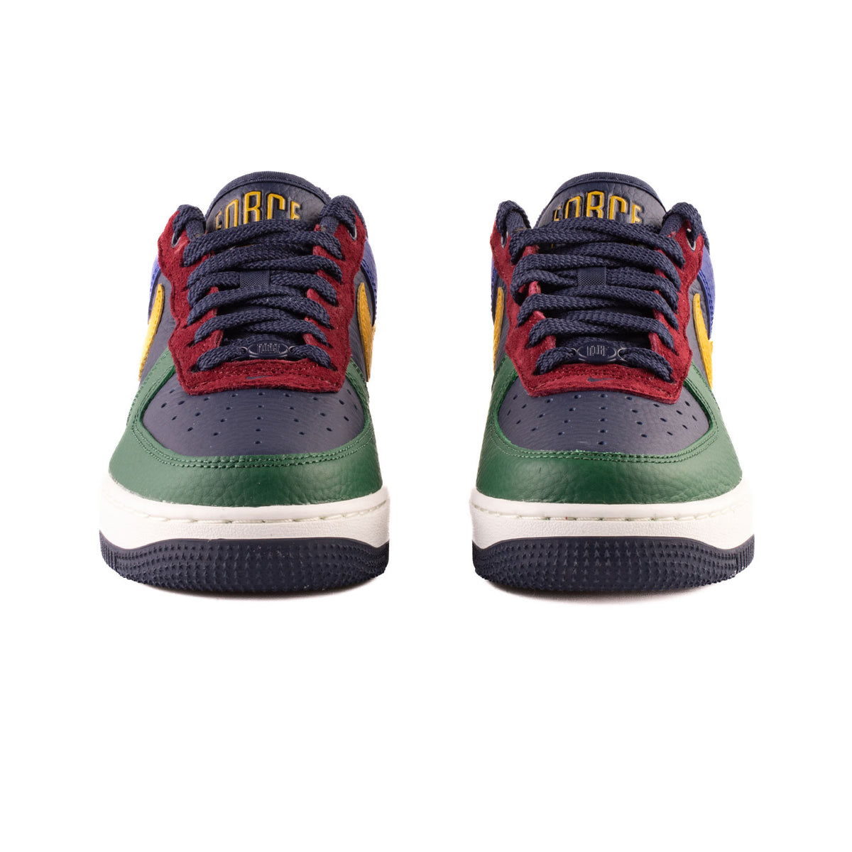 green and gold air force ones