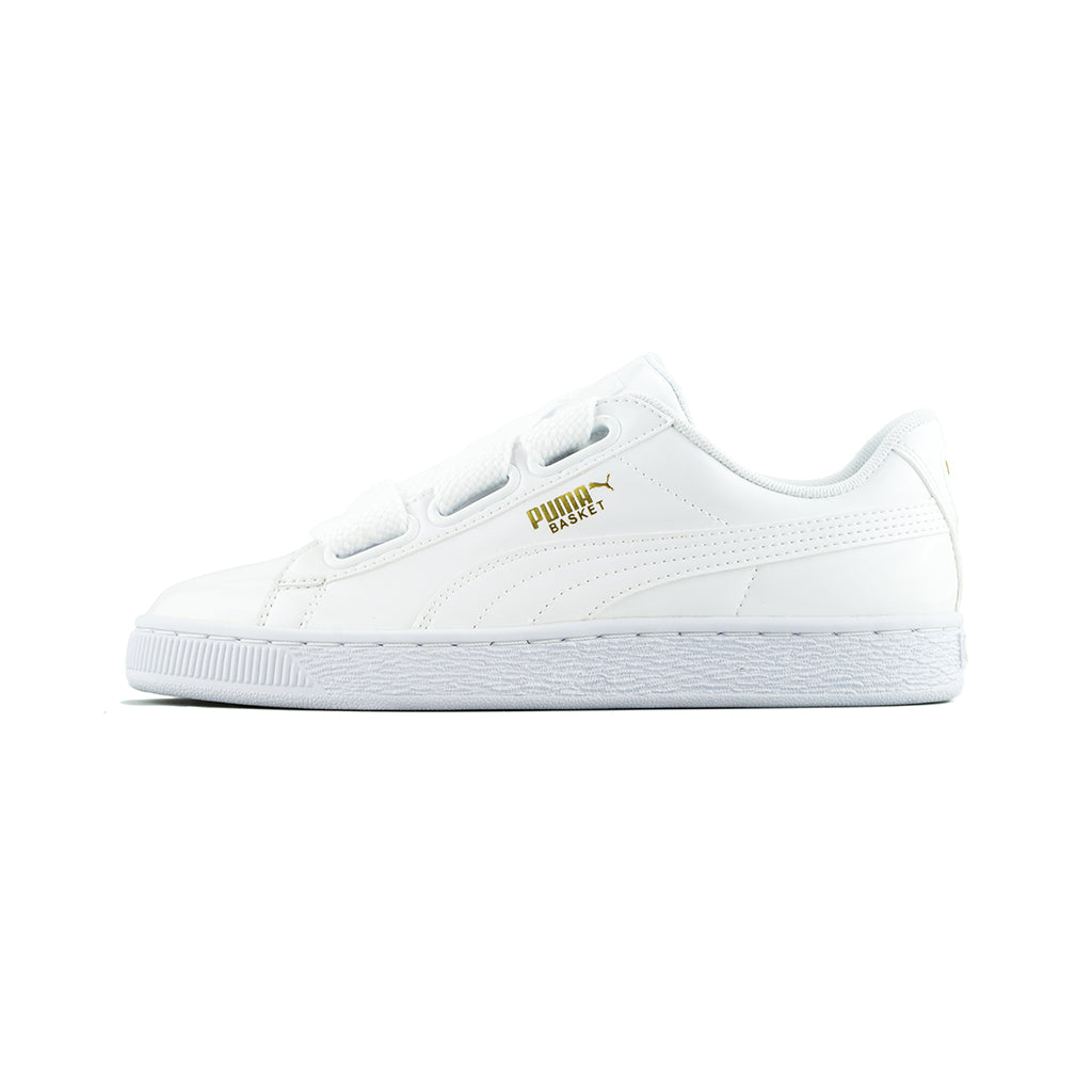 PUMA Basket Heart Patent Wn s Puma White Puma White