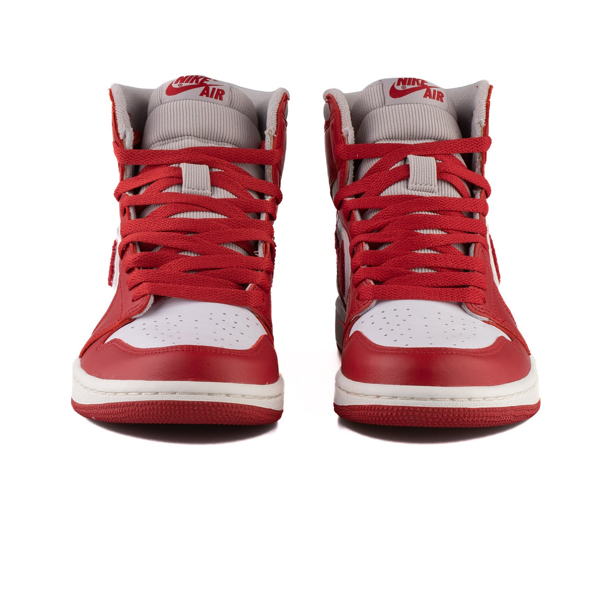 W Air Jordan 1 Retro High OG (LT Iron Ore/Varsity RedSail) amongst few