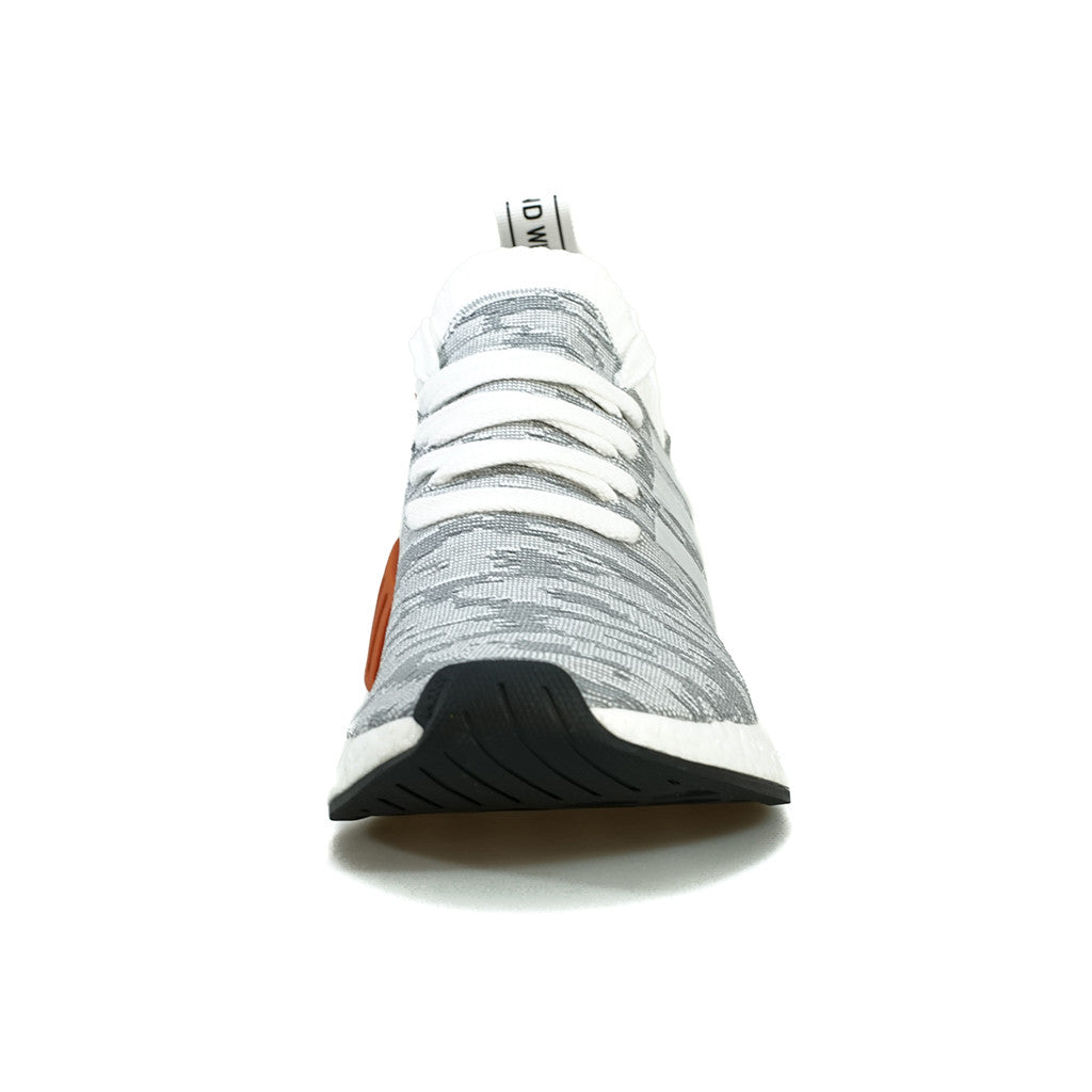 adidas NMD R2 Primeknit White Black BY3015