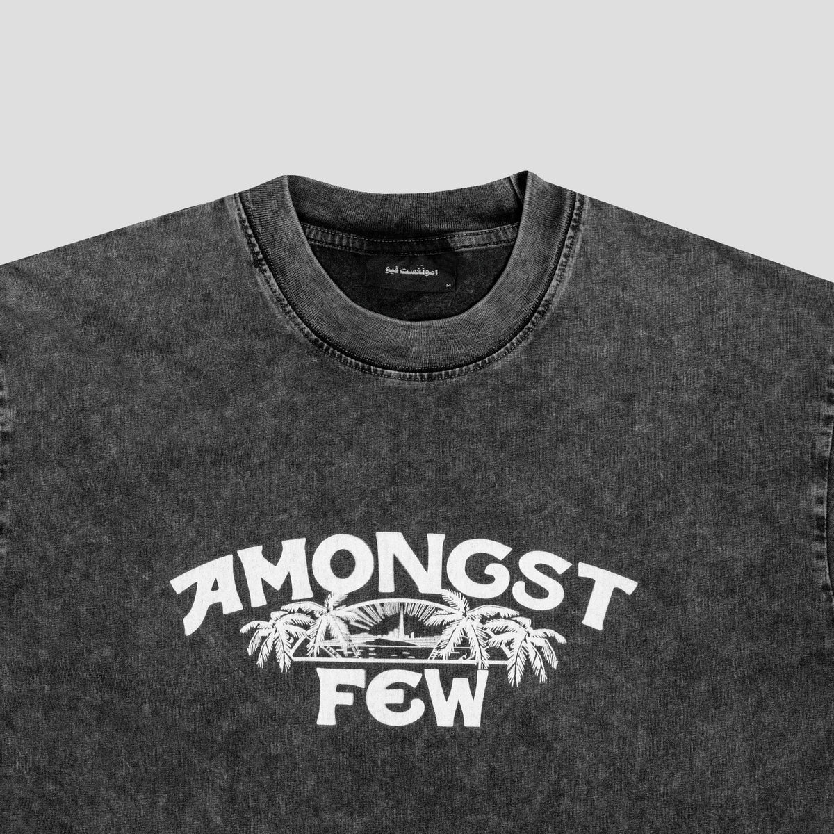 amongst few - Vacation T-Shirt (Washed Black)