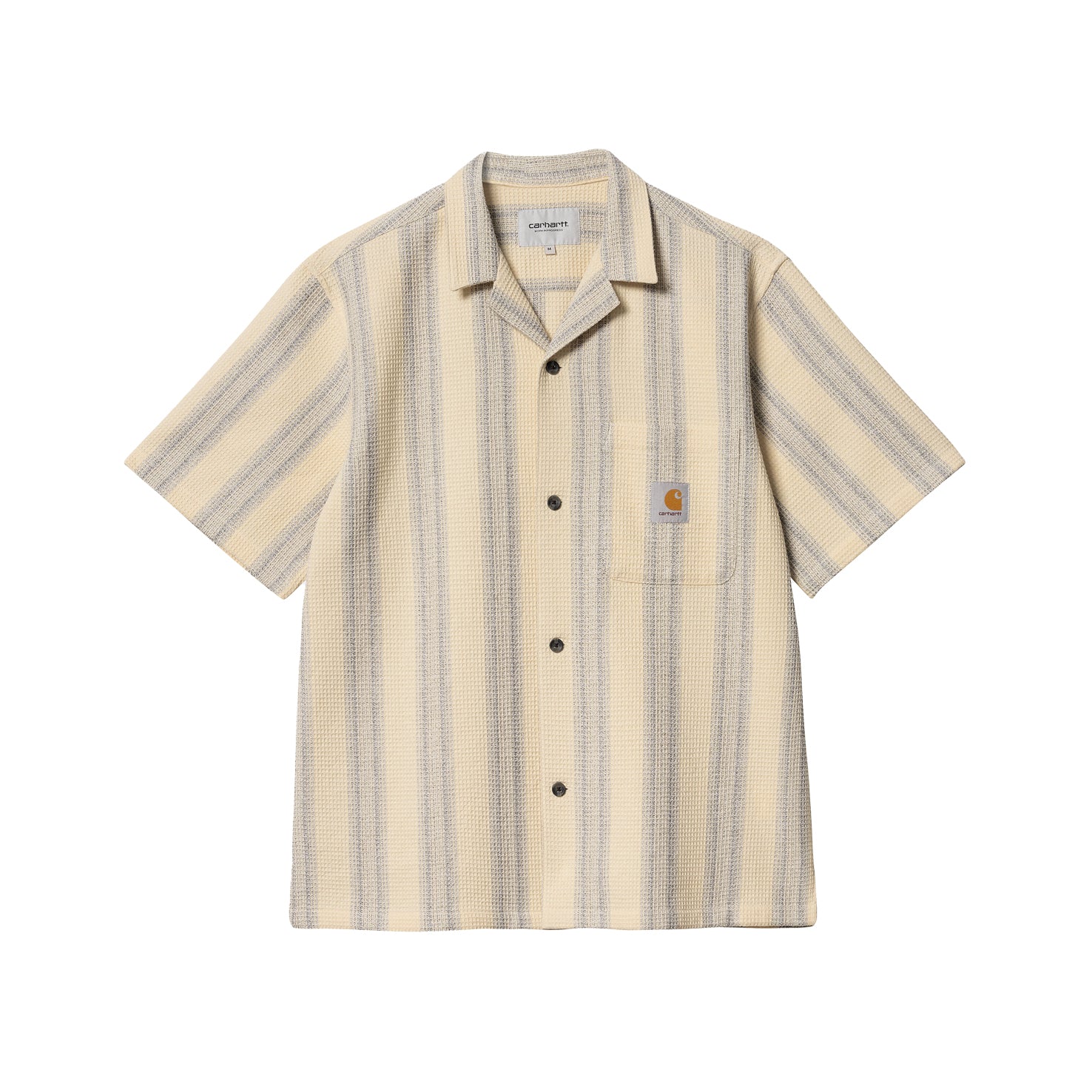 ● CARHARTTWIP ● S/S DODSON SHIRT DODSON STRIPE Carhartt WIP - S/S Dodson Shirt (Dodson Stripe, Natural