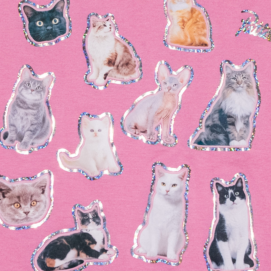 Patta - Cats T-Shirt (Begonia Pink) – amongst few