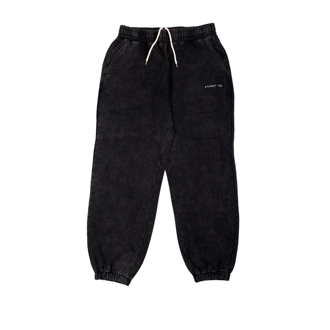Black washed sweatpants sale