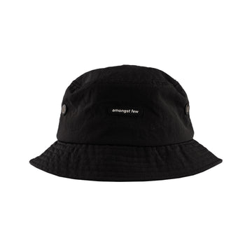 amongst few - Patch Logo Bucket Hat (Black)