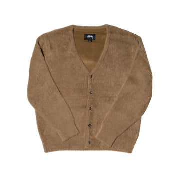Stussy - Shaggy Cardigan (Taupe) – amongst few