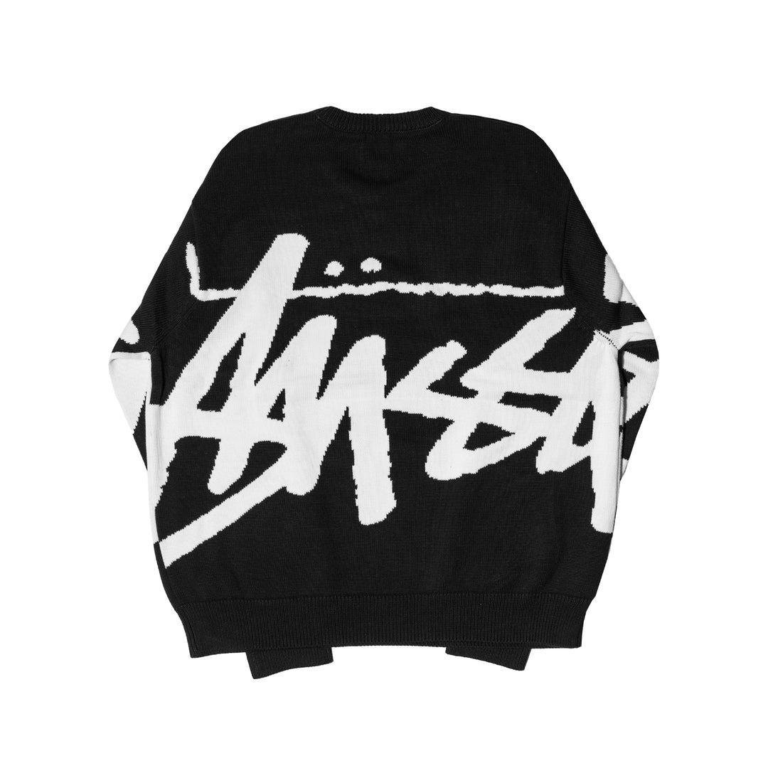 Stussy - Stock Sweater (Black) – amongst few Stussy - Stock Sweater (Black) – amongst few