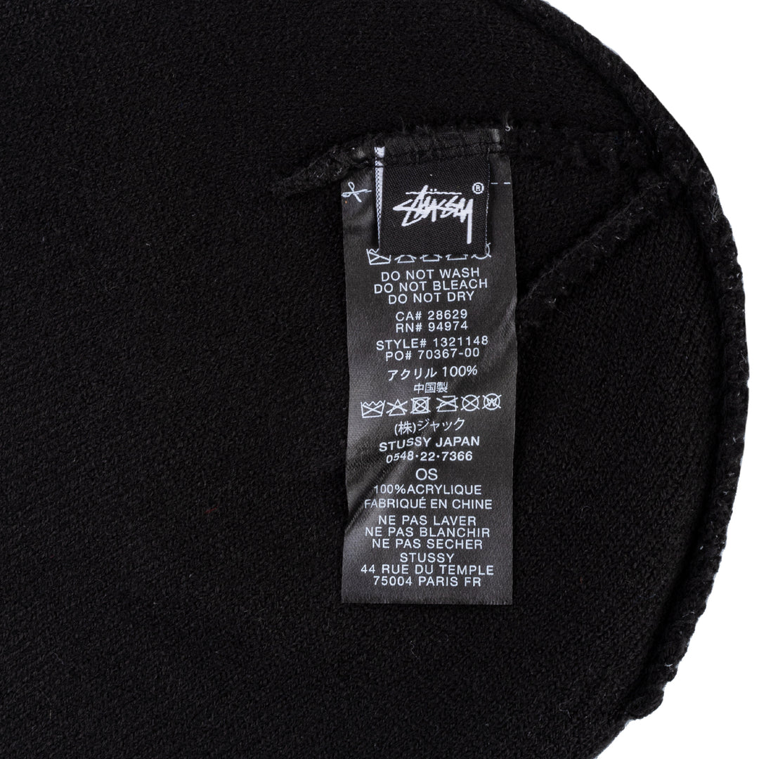 Stussy - Swirl S Cuff Beanie (Black) – amongst few