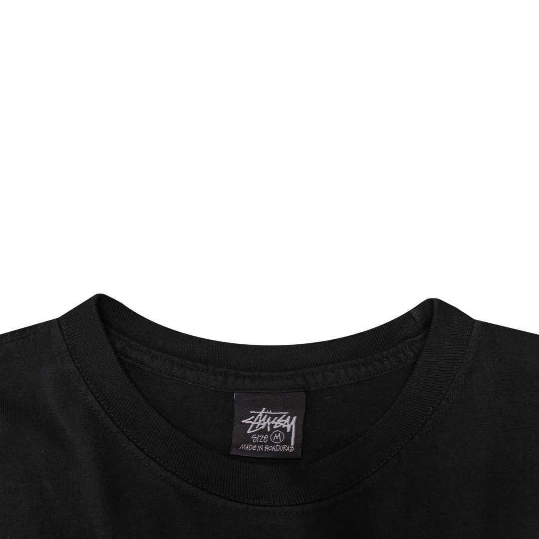 ★韓国の人気★【STUSSY】★DICE PIGMENT DYED TE.E black★ Stussy Dice Pigment Dyed Tee Black - Centrevillestore