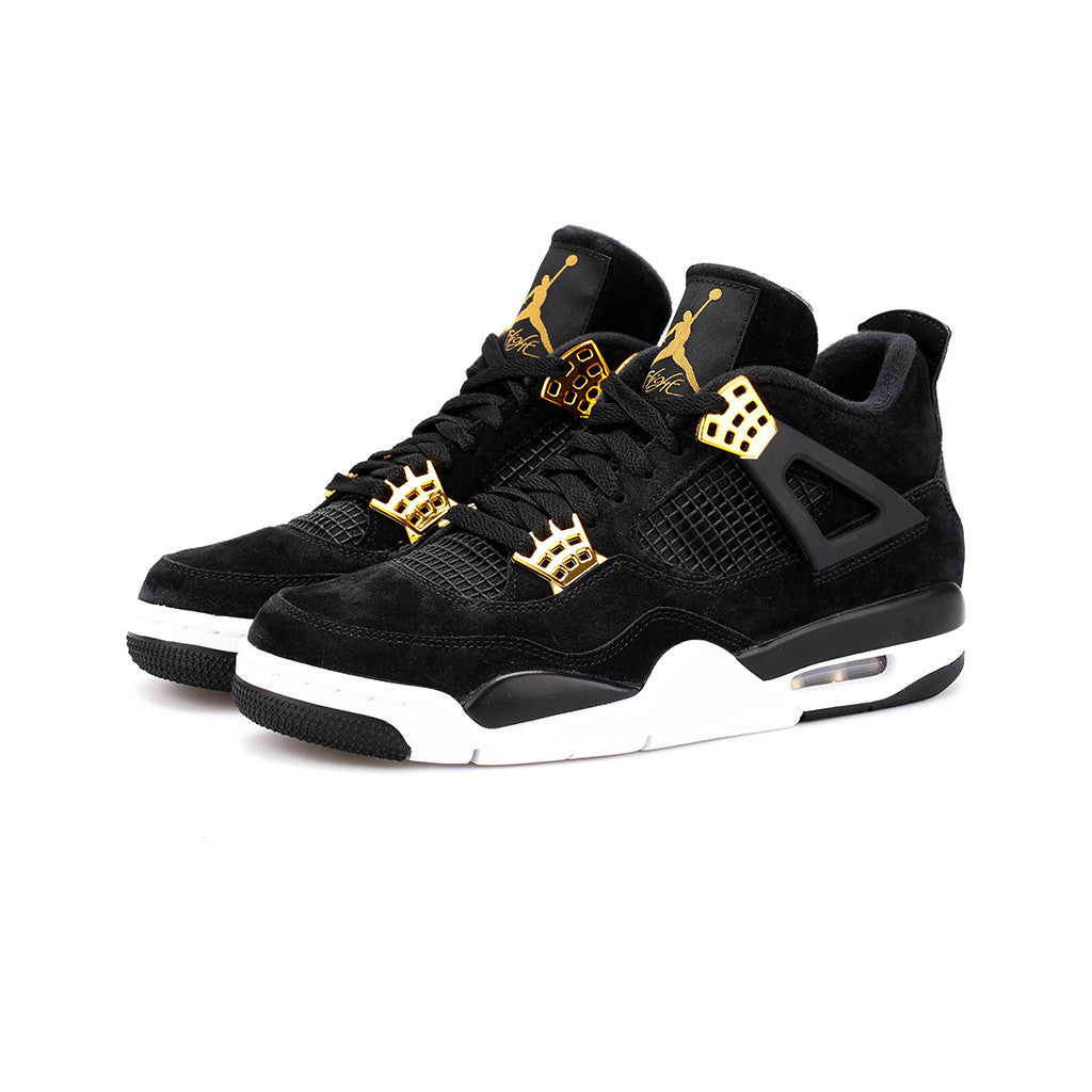 Air Jordan 4 Retro 'Royalty' (Black/Metallic Gold-White) – amongst few